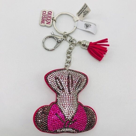 Disney Parks - Minnie Mouse - "Queen of Cuisine" Keychain - Picture 1 of 2